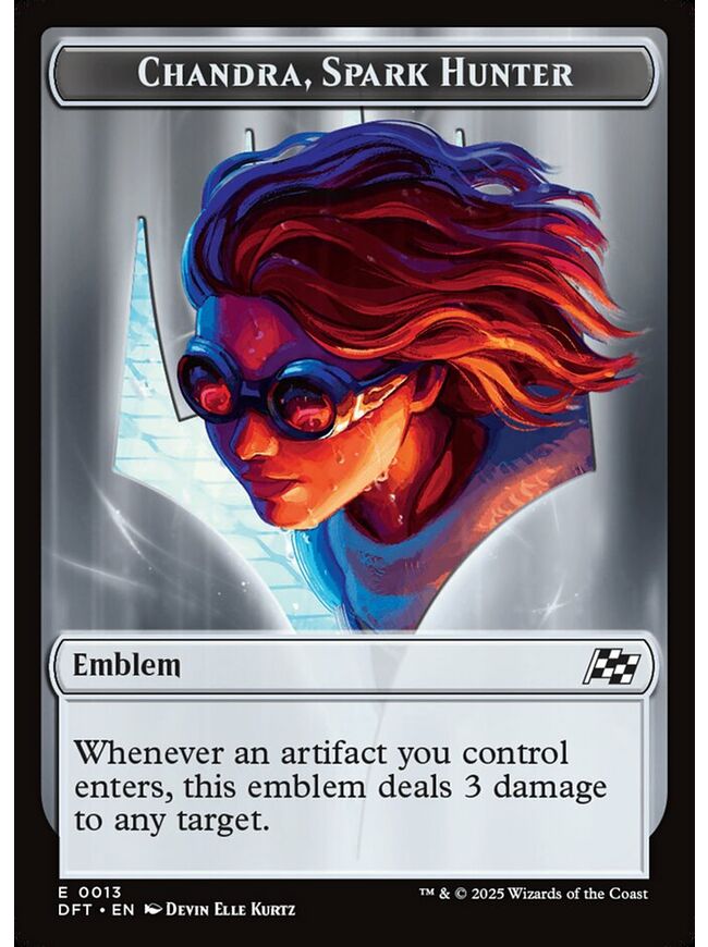Chandra, Spark Hunter Emblem Token