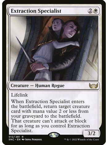 Extraction Specialist