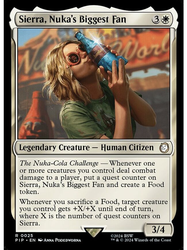 Sierra, Nuka's Biggest Fan