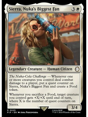 Sierra, Nuka's Biggest Fan