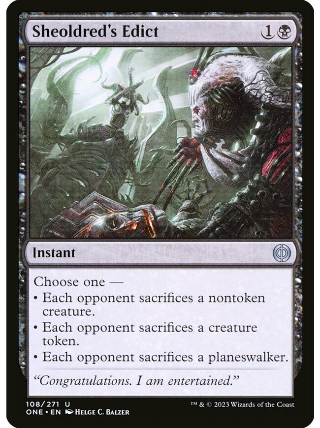 Sheoldred's Edict