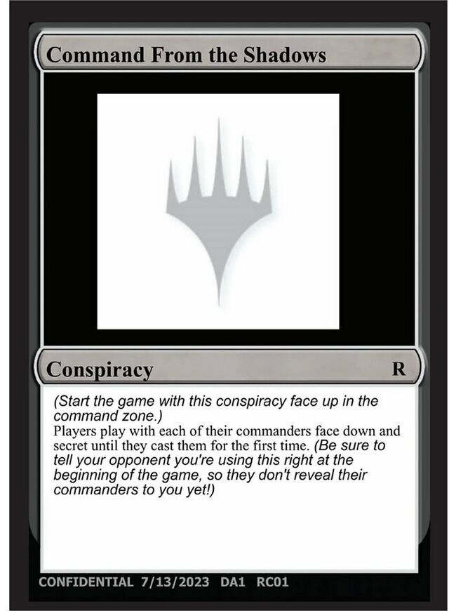 Command From the Shadows