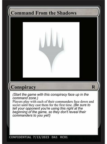 Command From the Shadows