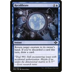 Recalibrate