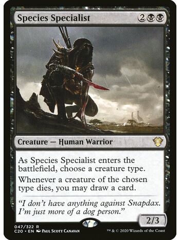 Species Specialist