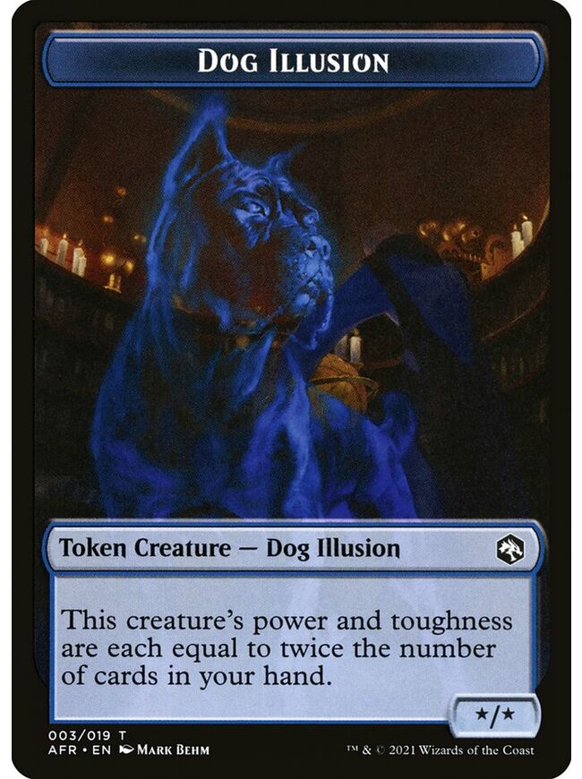 Dog Illusion Token