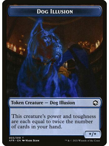 Dog Illusion Token