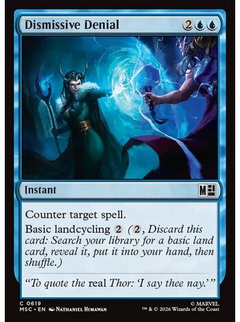 Dismissive Denial