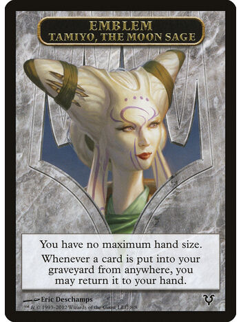 Tamiyo, the Moon Sage Emblem Token