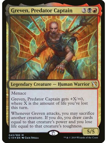 Greven, Predator Captain