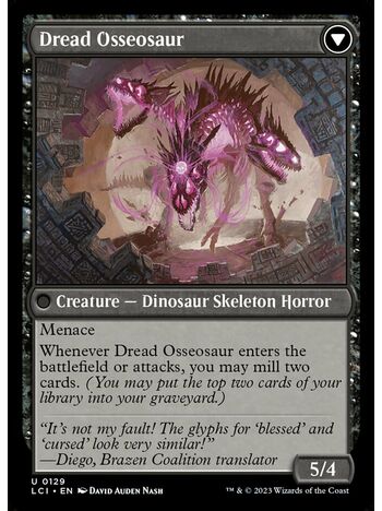 Visage of Dread // Dread Osseosaur