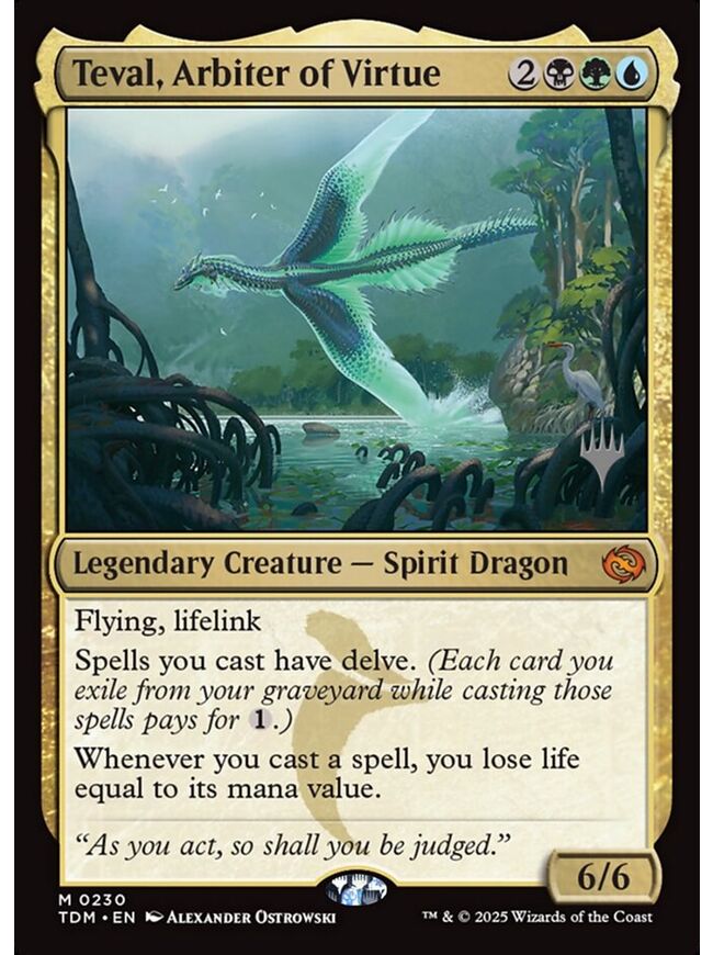 Teval, Arbiter of Virtue