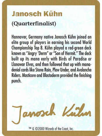 Janosch Kühn Bio (2000)