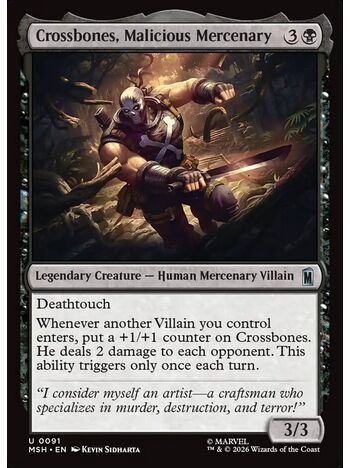 Crossbones, Malicious Mercenary