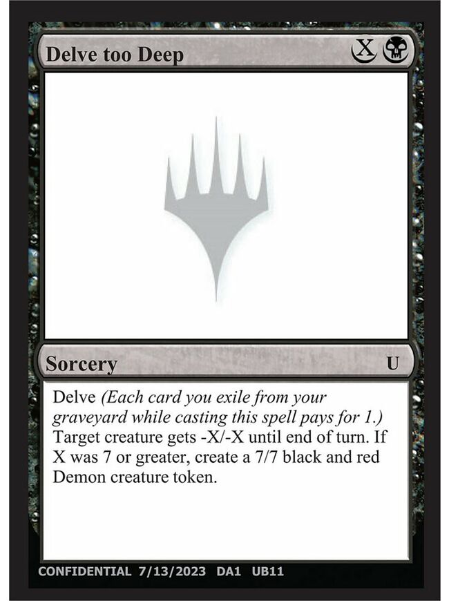 Delve too Deep