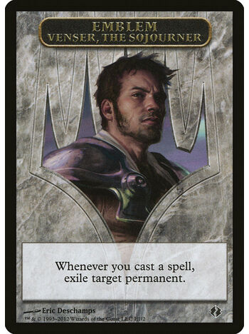 Venser, the Sojourner Emblem Token