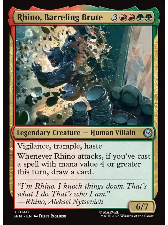 Rhino, Barreling Brute
