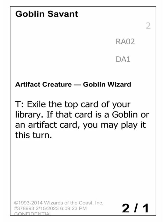 Goblin Savant
