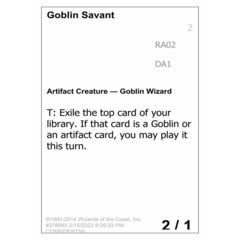 Goblin Savant