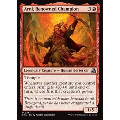 Arni, Renowned Champion