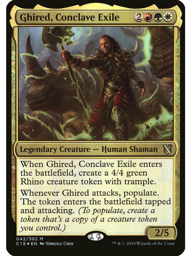 Ghired, Conclave Exile