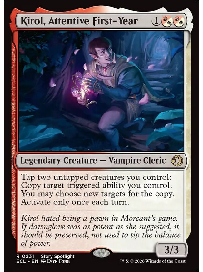 Kirol, Attentive First-Year