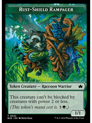 Rust-Shield Rampager Token
