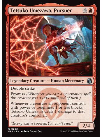 Tetsuko Umezawa, Pursuer