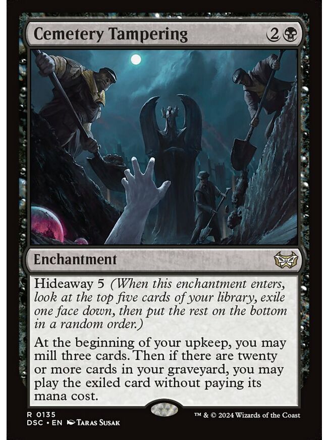 Cemetery Tampering