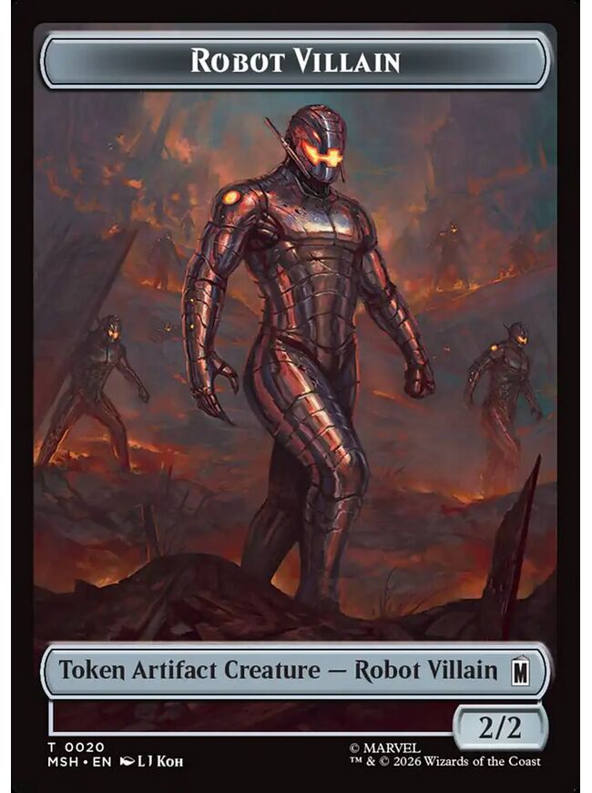 Robot Villain Token