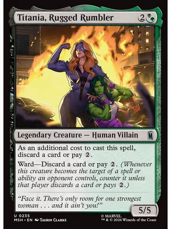 Titania, Rugged Rumbler