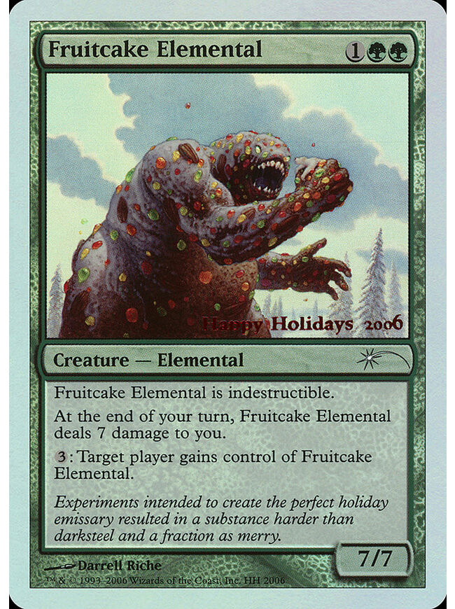 Fruitcake Elemental