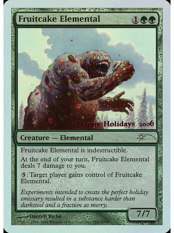 Fruitcake Elemental
