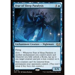 Fear of Sleep Paralysis