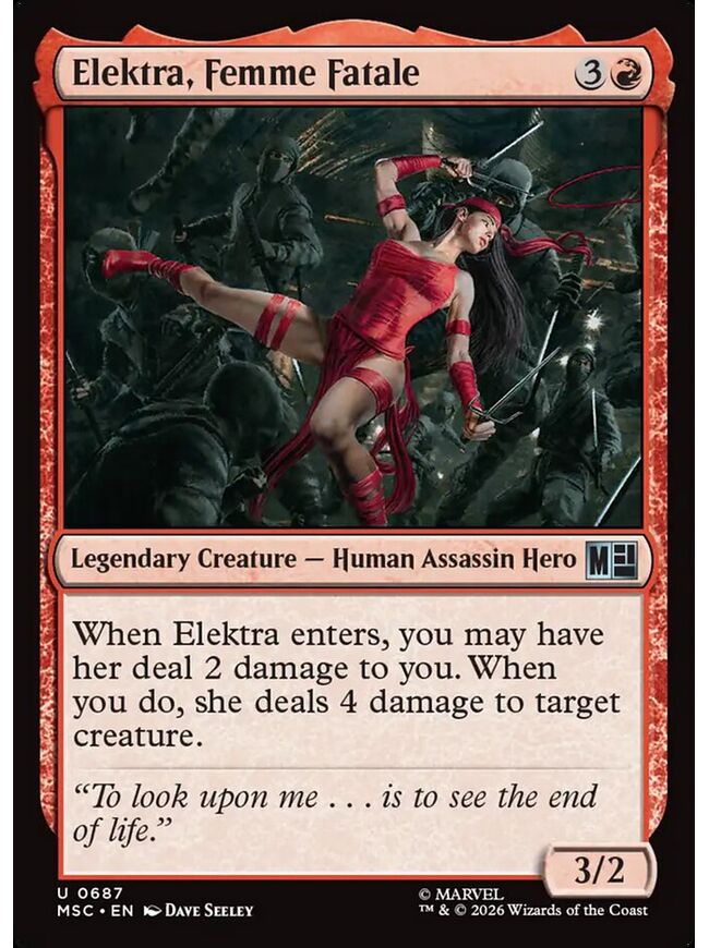 Elektra, Femme Fatale