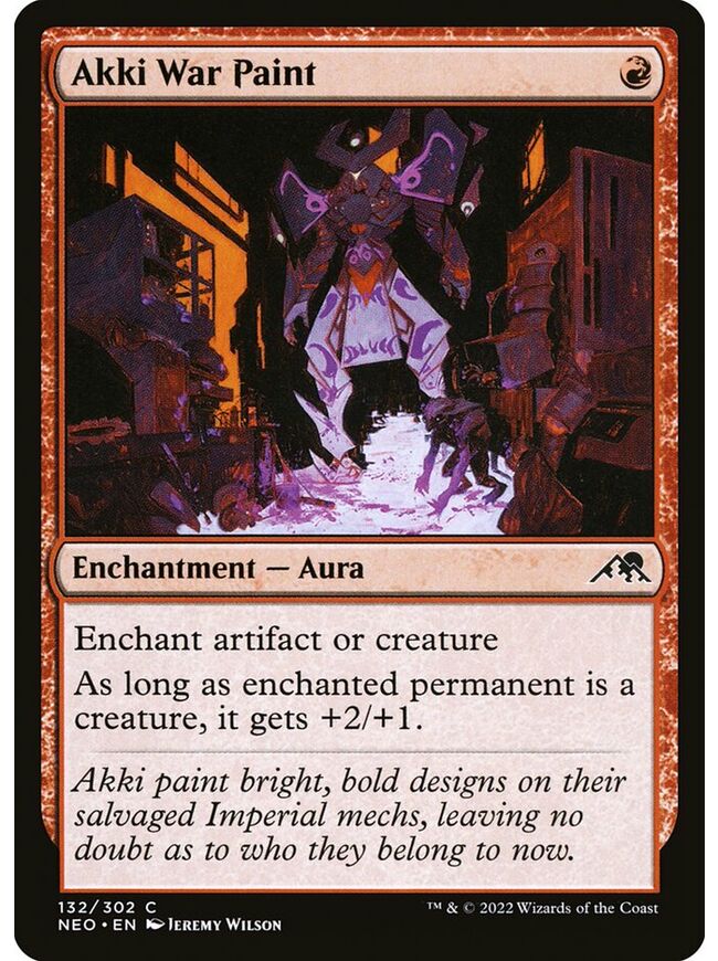 Akki War Paint
