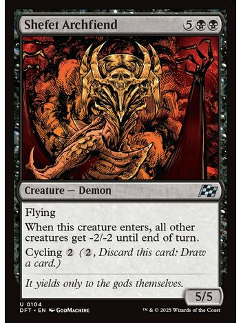 Shefet Archfiend