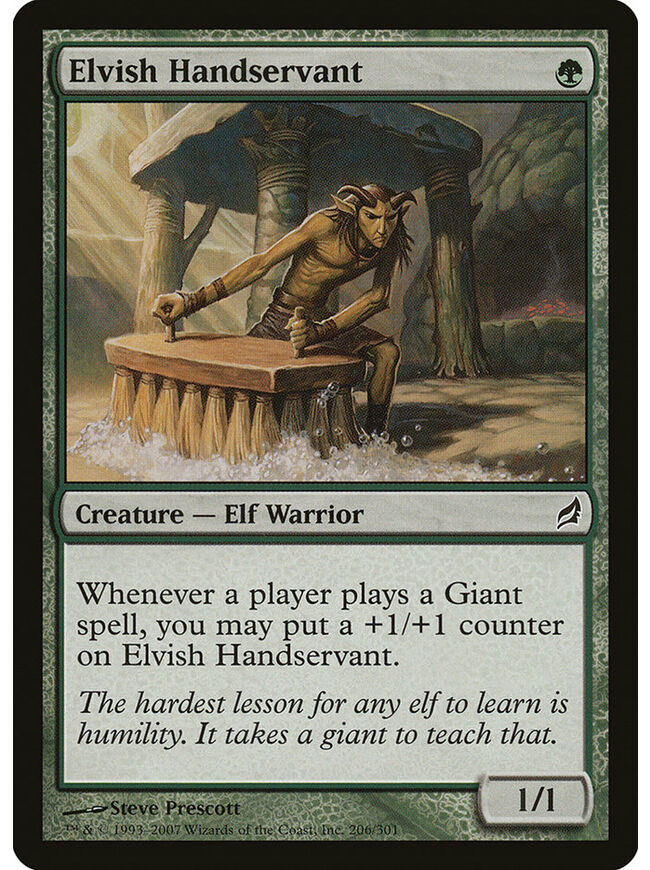 Elvish Handservant