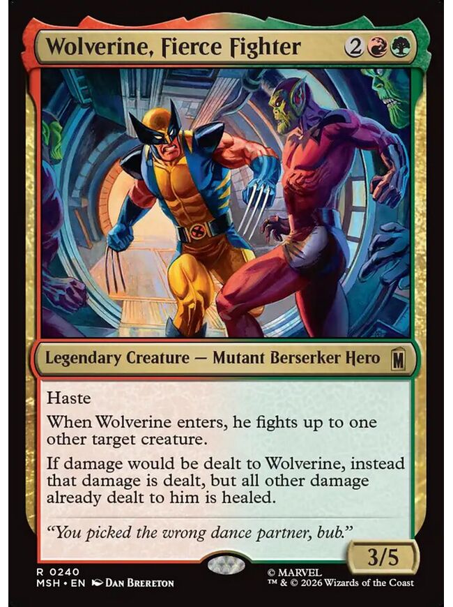 Wolverine, Fierce Fighter