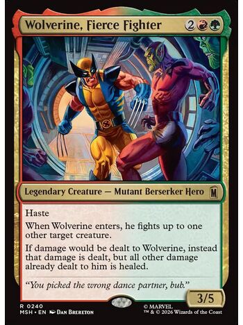 Wolverine, Fierce Fighter