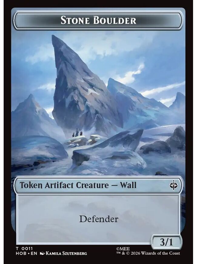 Stone Boulder Token