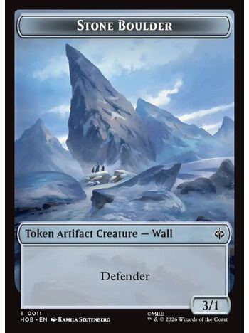 Stone Boulder Token