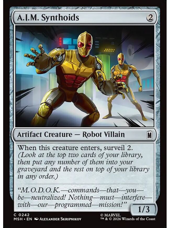 A.I.M. Synthoids