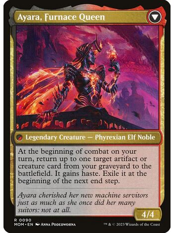 Ayara, Widow of the Realm // Ayara, Furnace Queen