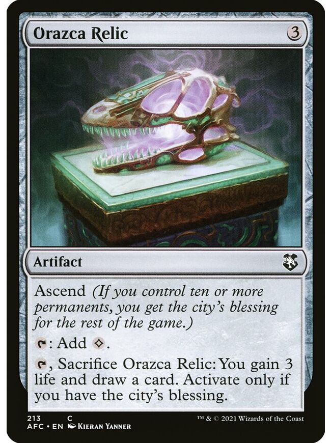 Orazca Relic