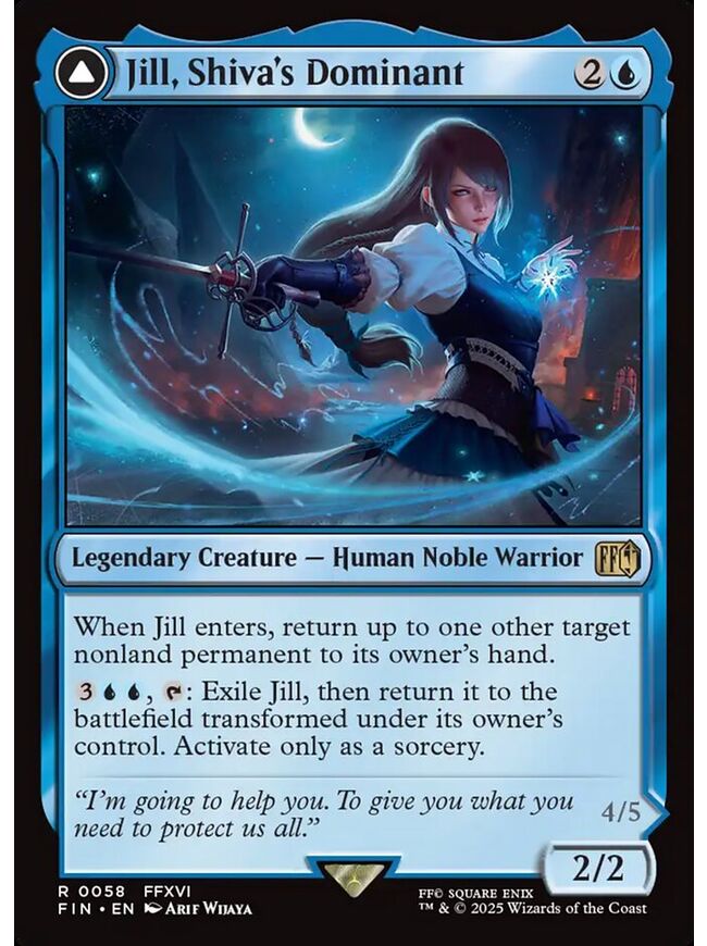 Jill, Shiva's Dominant // Shiva, Warden of Ice