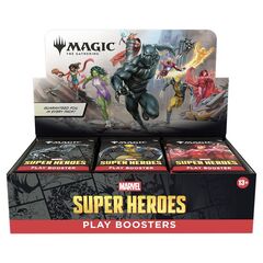 Marvel Super Heroes - Play Booster Display