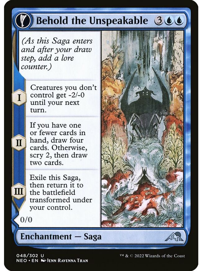 Behold the Unspeakable // Vision of the Unspeakable