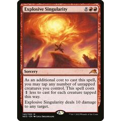 Explosive Singularity