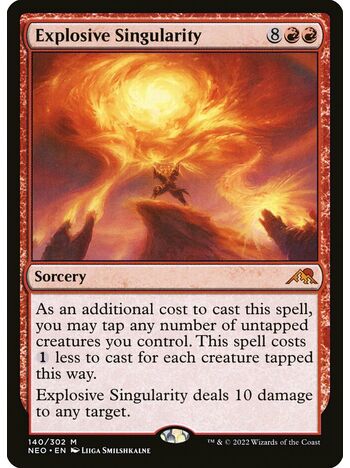 Explosive Singularity